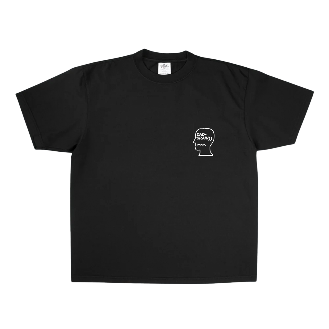 Dad Brain Logo T-Shirt - Black