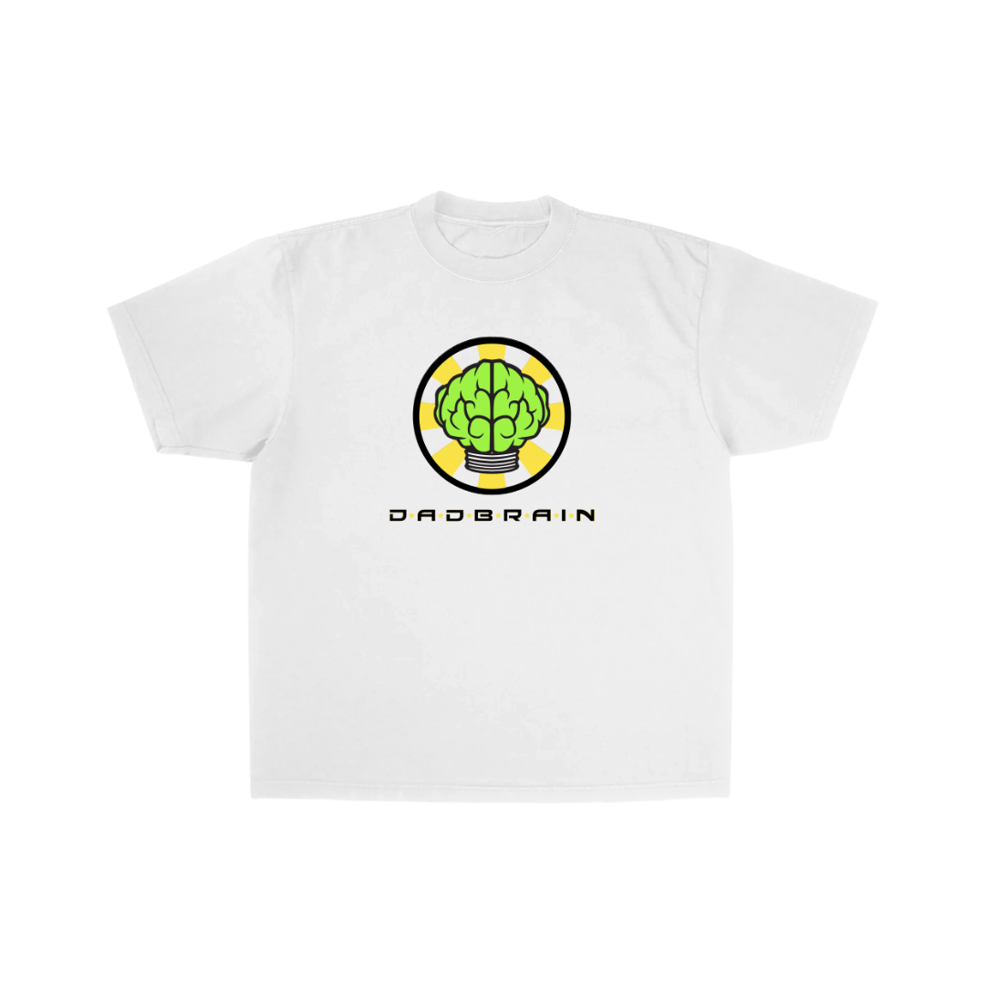 Dad Brain T-Shirt (White)