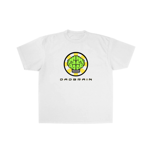 Dad Brain T-Shirt (White)